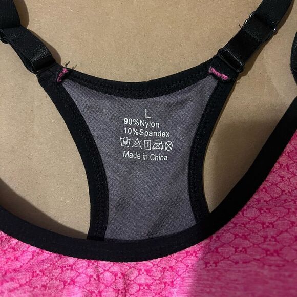 Qhome Women's Gym Yoga Running Push Up Full Cup High Impact Adjustable Sports Br - Picture 2 of 3